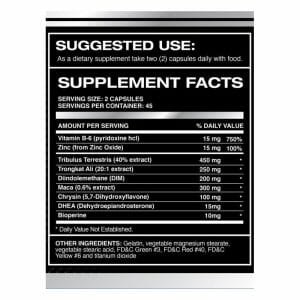 Anabolic Matrix Supp Facts