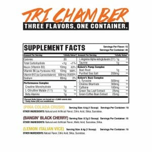 Vice Tri-Chamber New Era Supp Facts