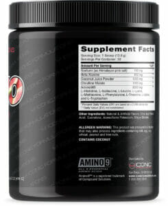 Amino Essentials - Watermelon Supp Facts