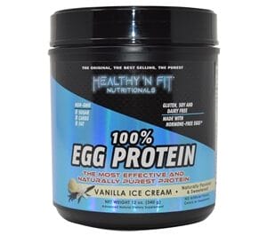 100% Egg Protein Vanilla Flavor 12Oz.