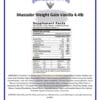 Muscular Weight Gain 3 Vanilla Flavor 4.4Lbs - Image 3