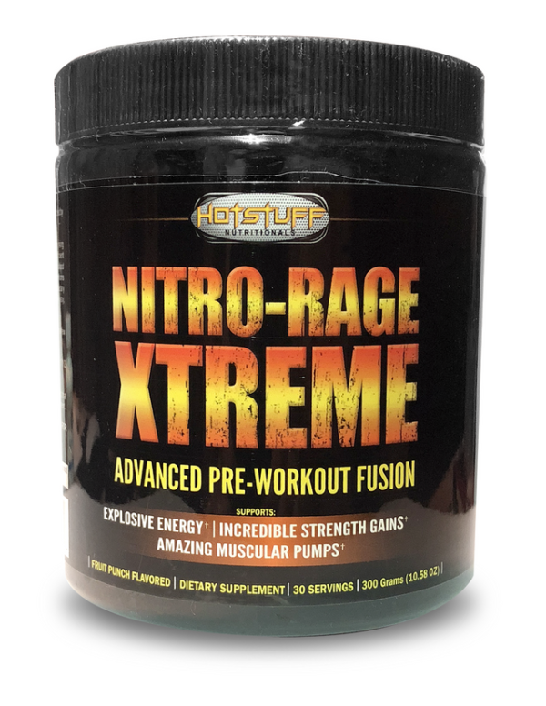 Nitro-Rage Xtreme -Fruit Punch- Advanced Pre-Workout Fusion