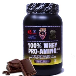 100% Whey Pro-Amino Chocolate Flavor 2Lbs.